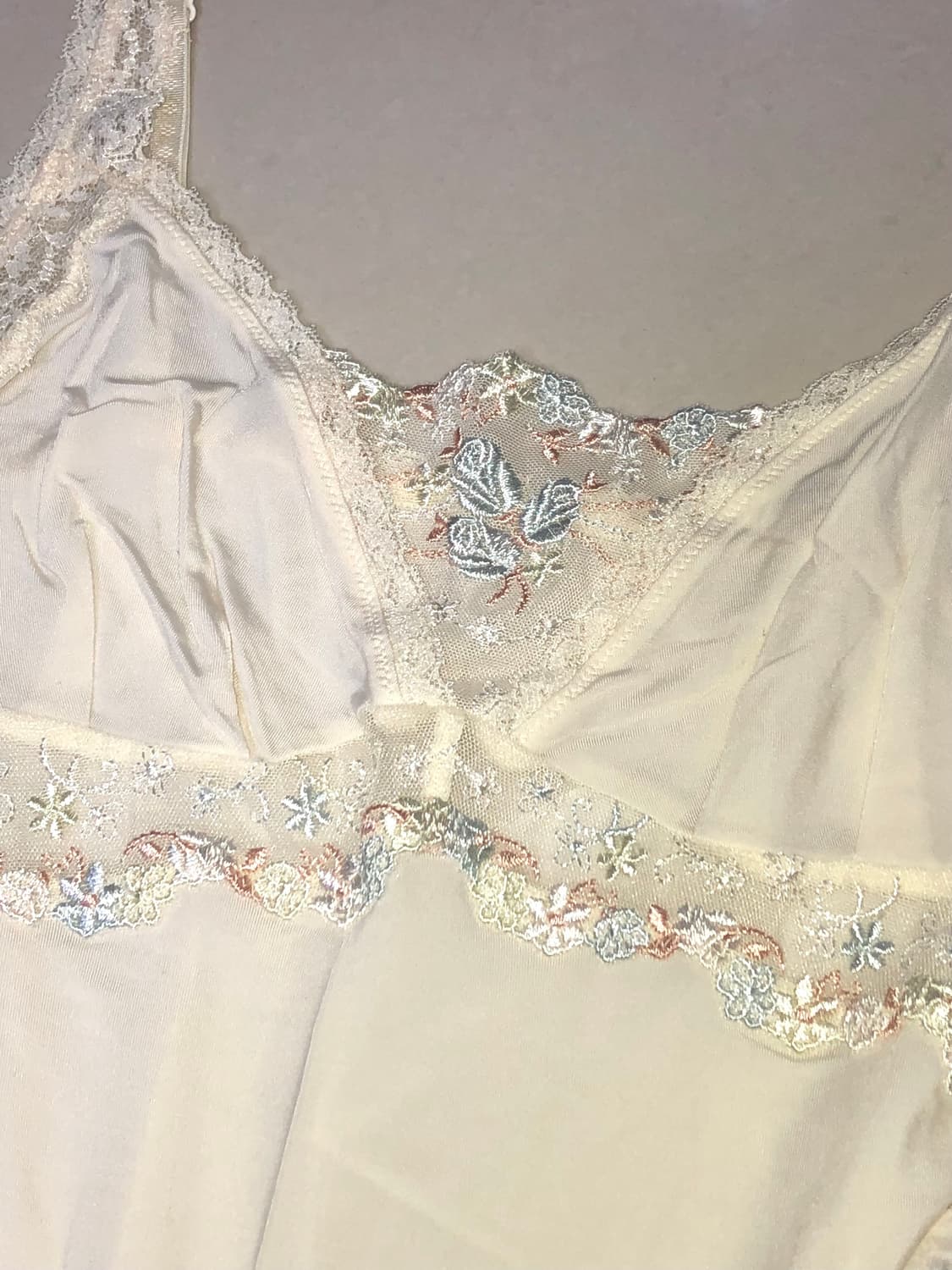 빈티지 페어리 자수 슬립 슬리브리스 모리걸 상품이미지2