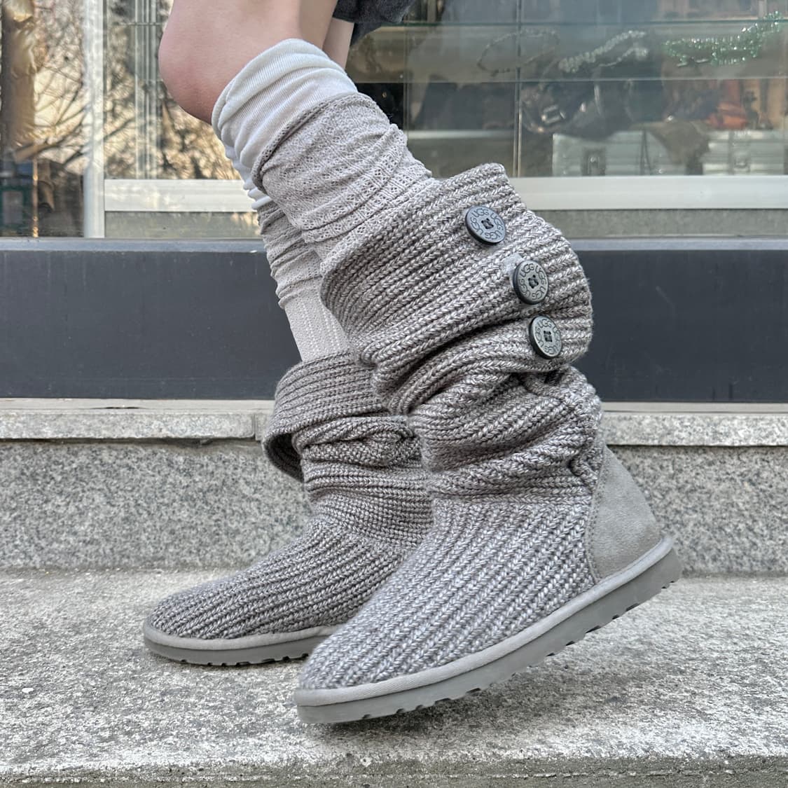 00s 그레이 니트 어그 카디 부츠 (250부터 가능) 상품이미지7