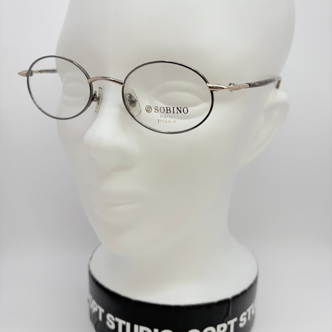 SOBINO 티타늄 그레이 오벌 메탈테 상품이미지5