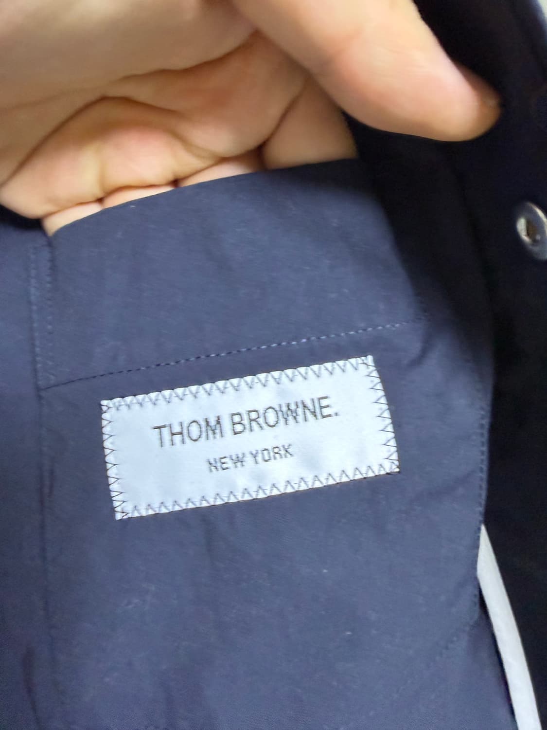 [2] 톰브라운 암밴드 나일론 오버셔츠 상품이미지6