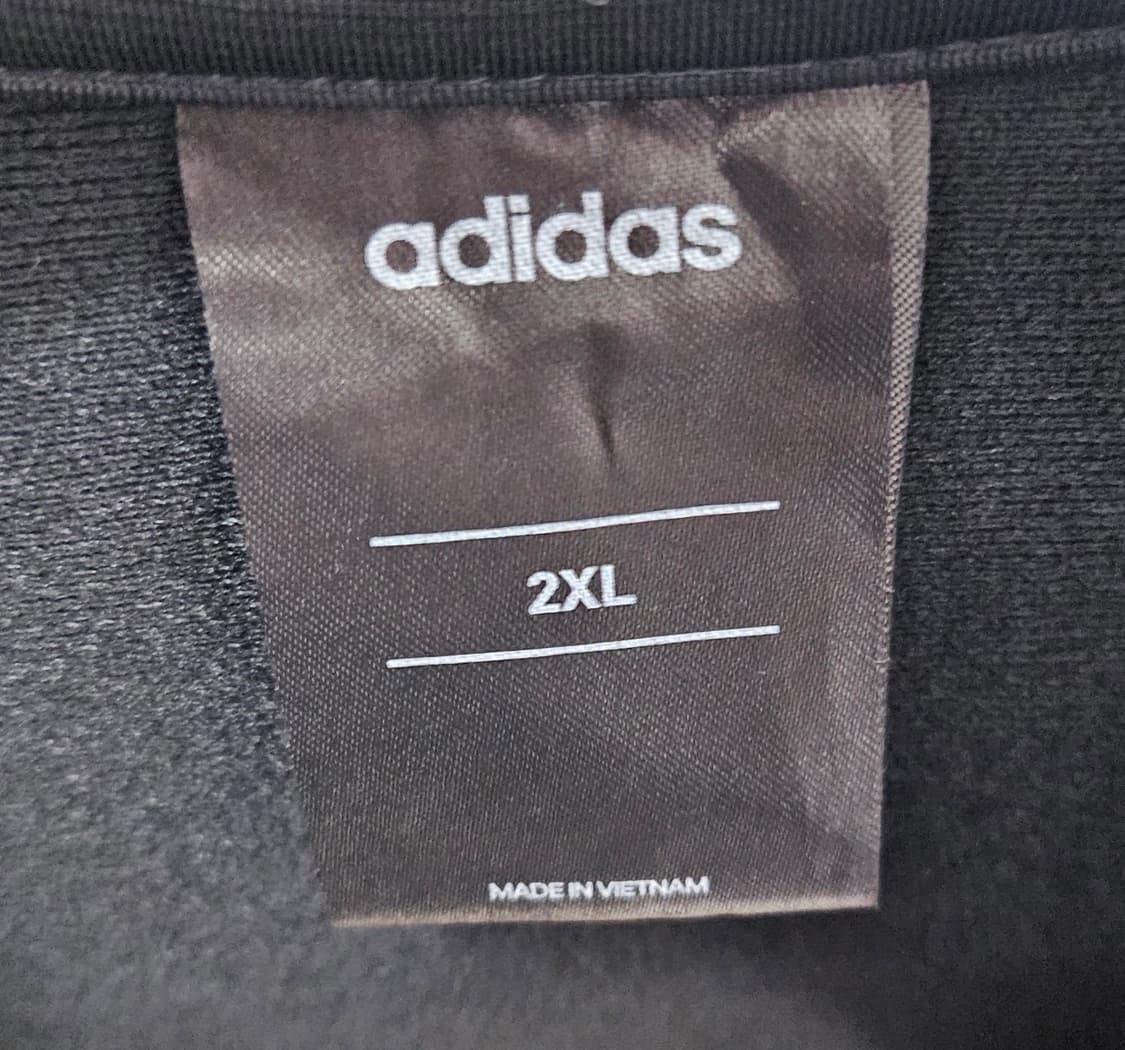 (110)2XL ☆초대장급☆ 아디다스 에센셜 [검흰] 트랙탑져지 상품이미지2