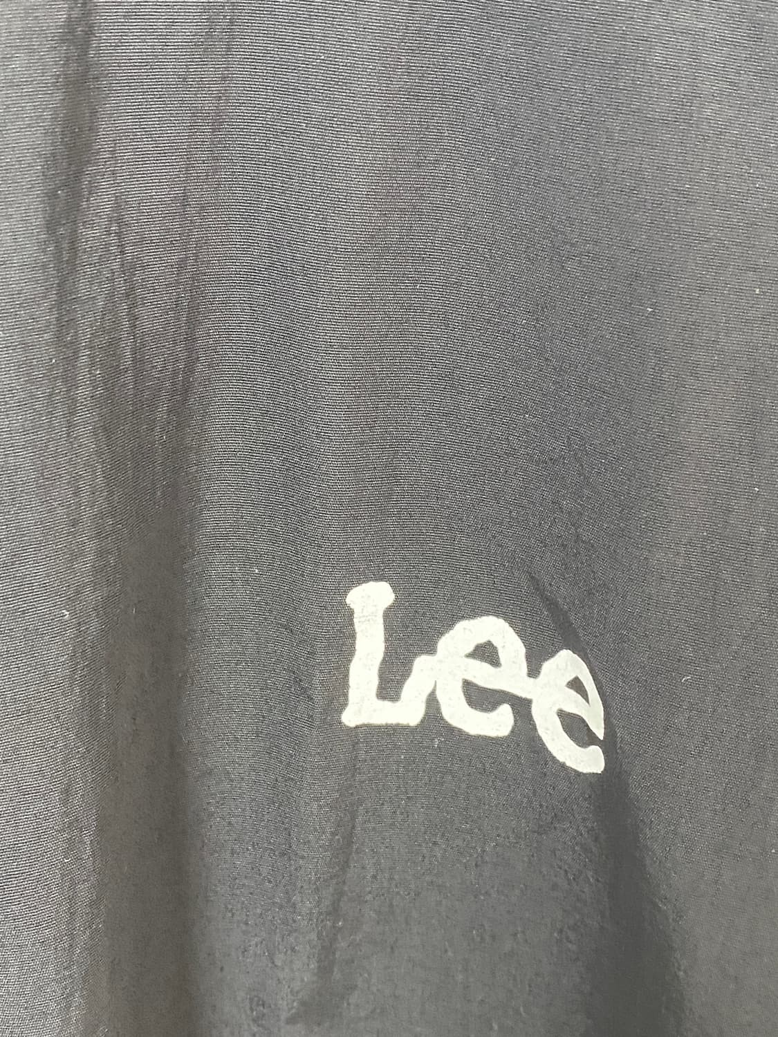 (S급) Lee 나일론 후드 윈드브레이커 블랙 XL 상품이미지3