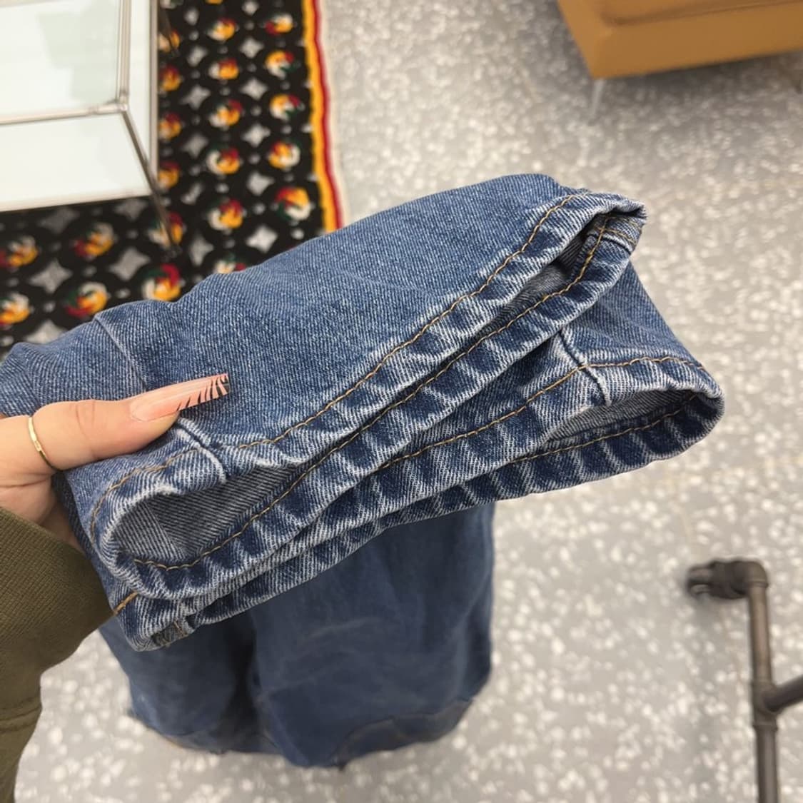 리바이스 505 빈티지 캐주얼 데님팬츠 38인치 C08186 상품이미지7