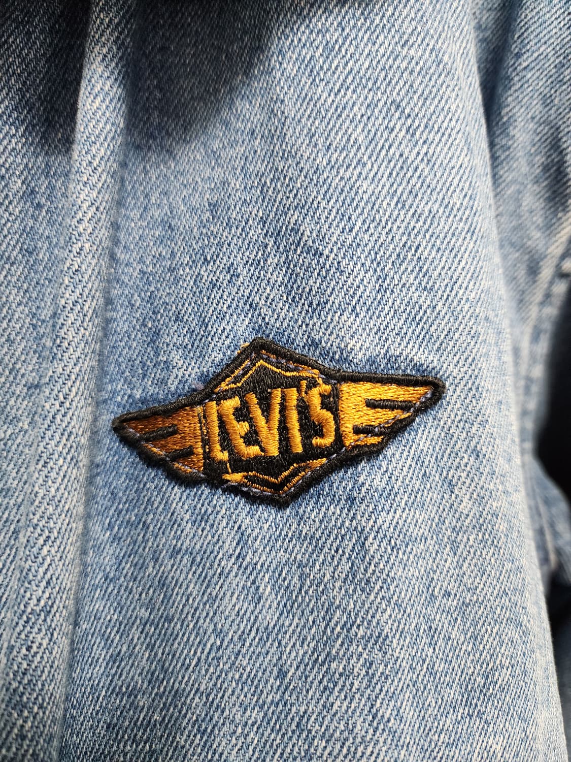 80's 리바이스 화이트탭 한주통산 쉐르파 데님 자켓 상품이미지4