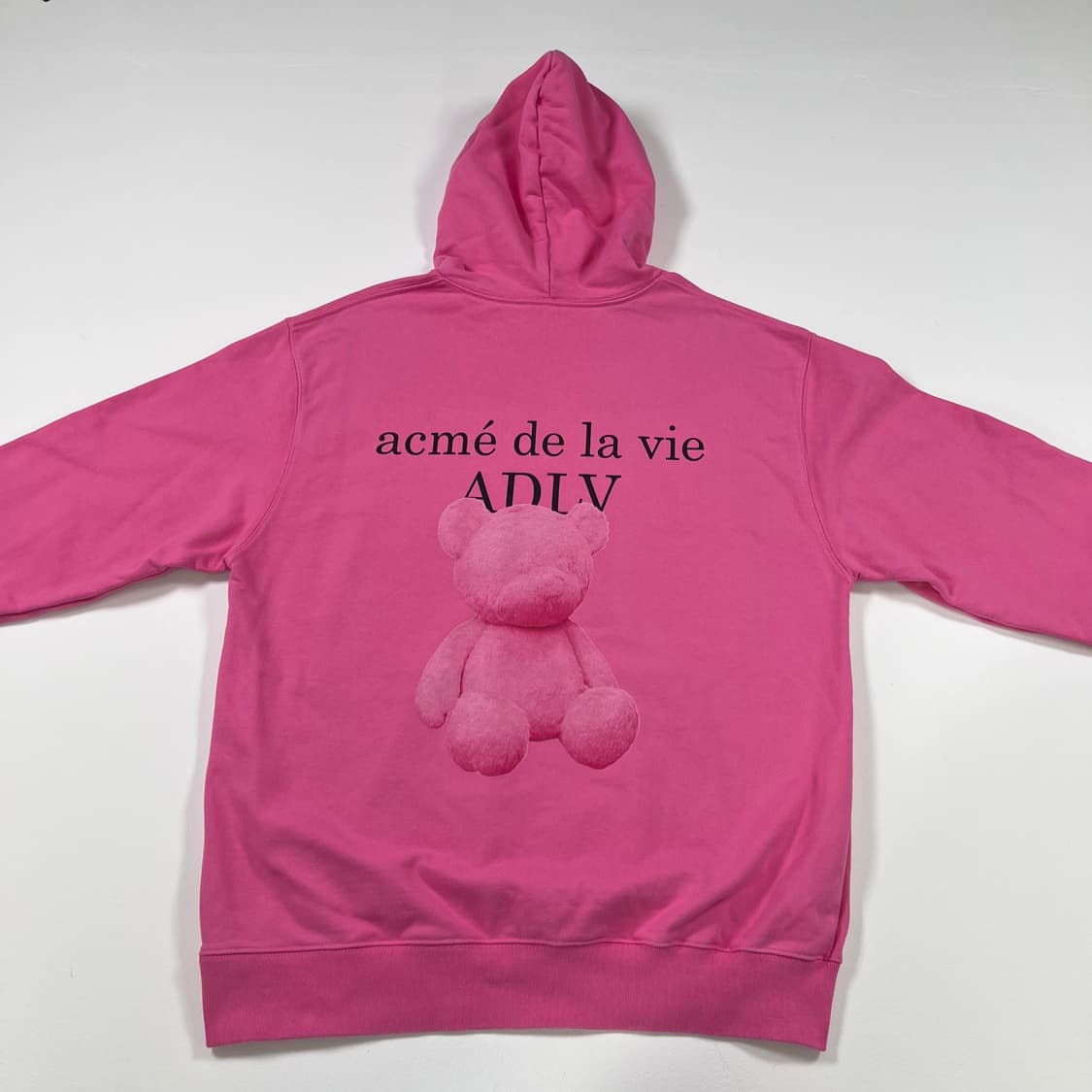 ADLV 핑크 베어 후드티 상품이미지9
