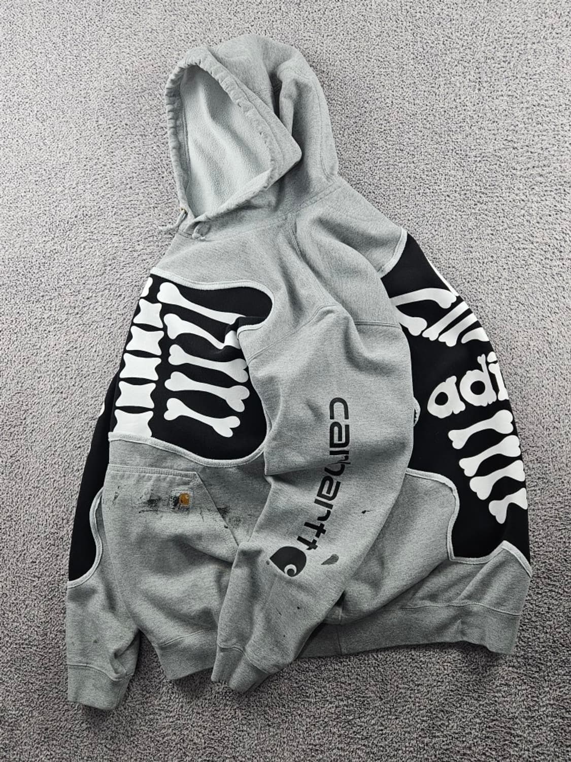 칼하트 X 아디다스 아플리케 커스텀 후드 티셔츠 ( XL )/ 10990 상품이미지4