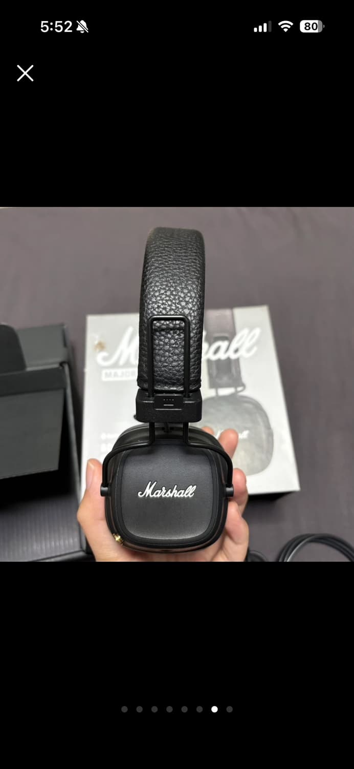 마샬 메이저4 블루투스 헤드폰 풀박스 상품이미지7