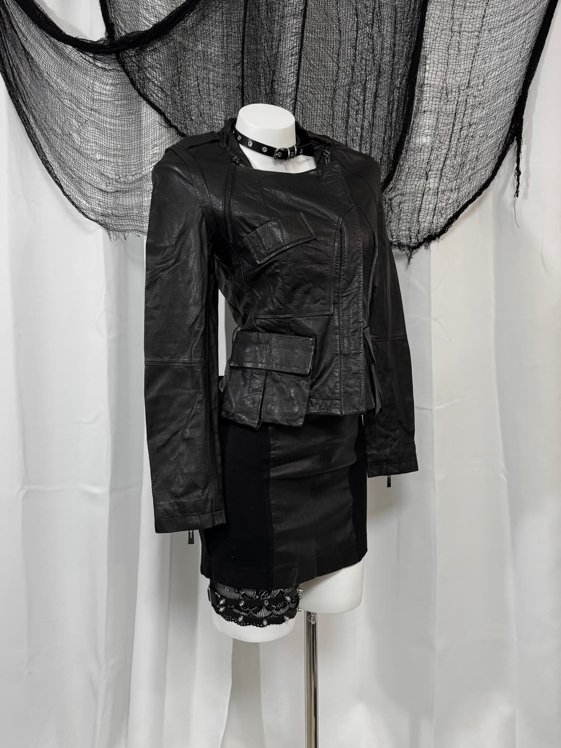 pocket leather jacket 상품이미지2