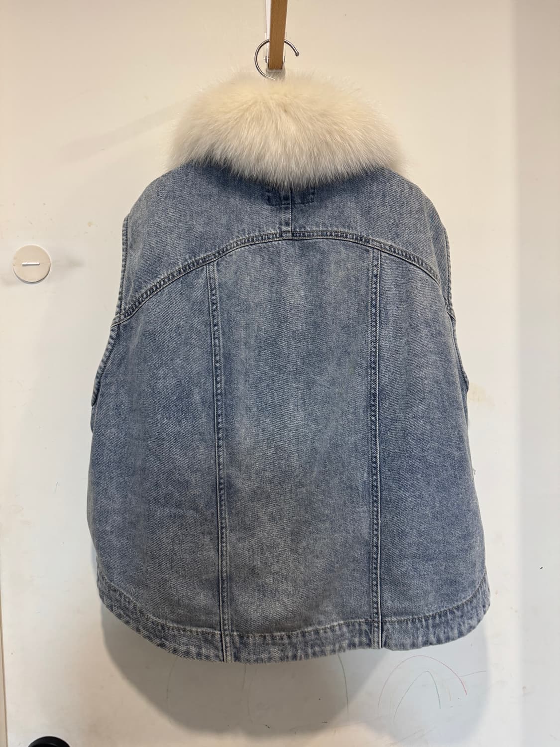 오즈세컨 폭스퍼 데님 베스트 상품이미지4