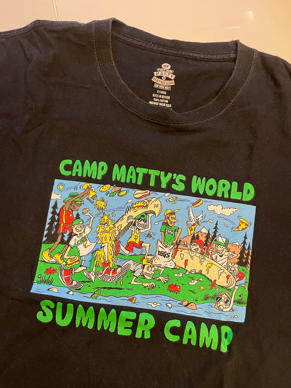 Camp Matty’s World tshirt - black 상품이미지2