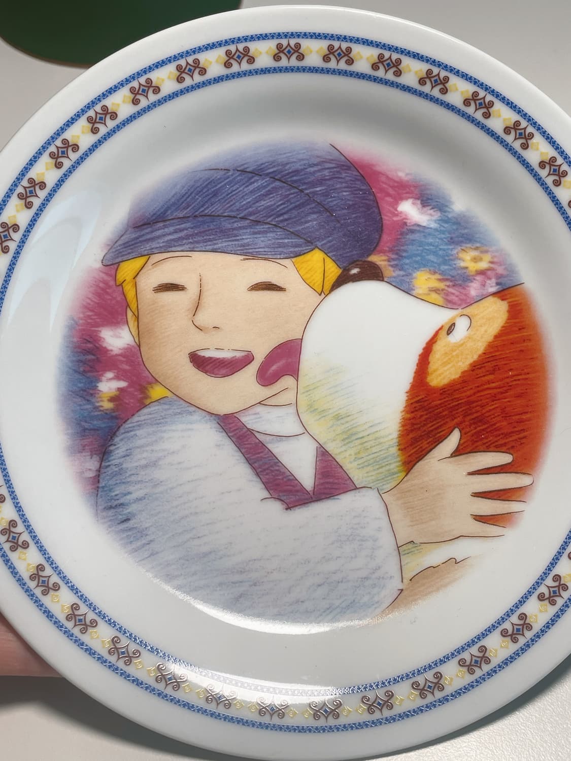 플란다스의 개 일러스트 접시 상품이미지2