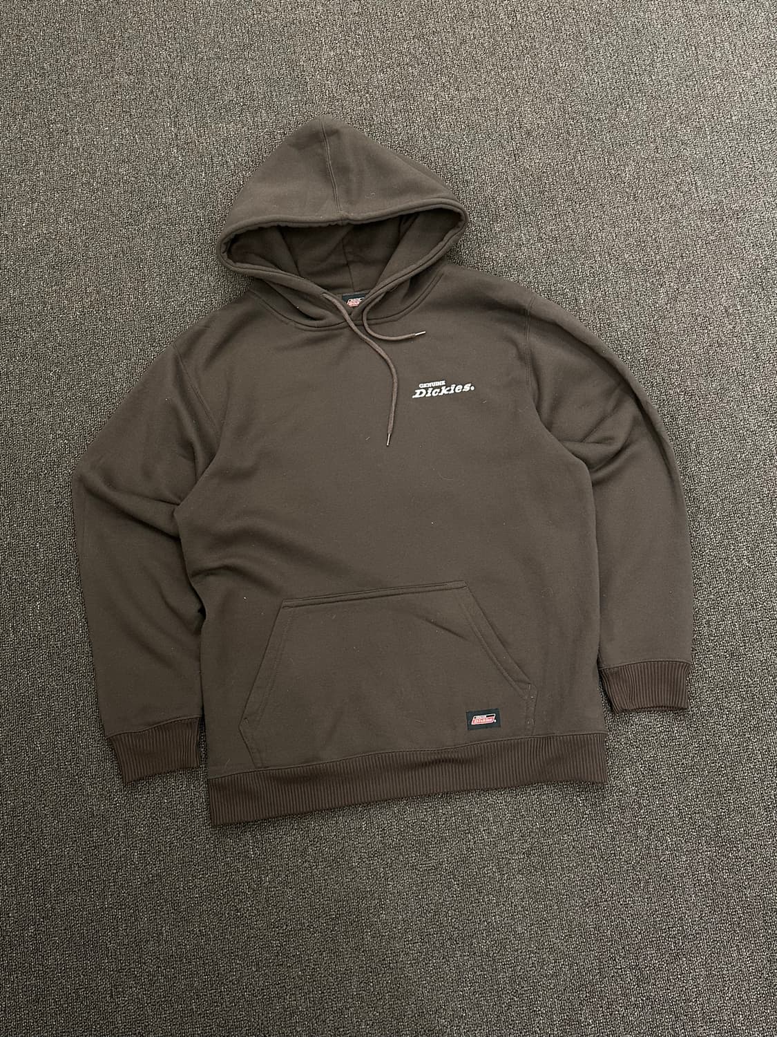 L)디키즈 빈티지 클래식 브라운 플리스 후디 상품이미지3