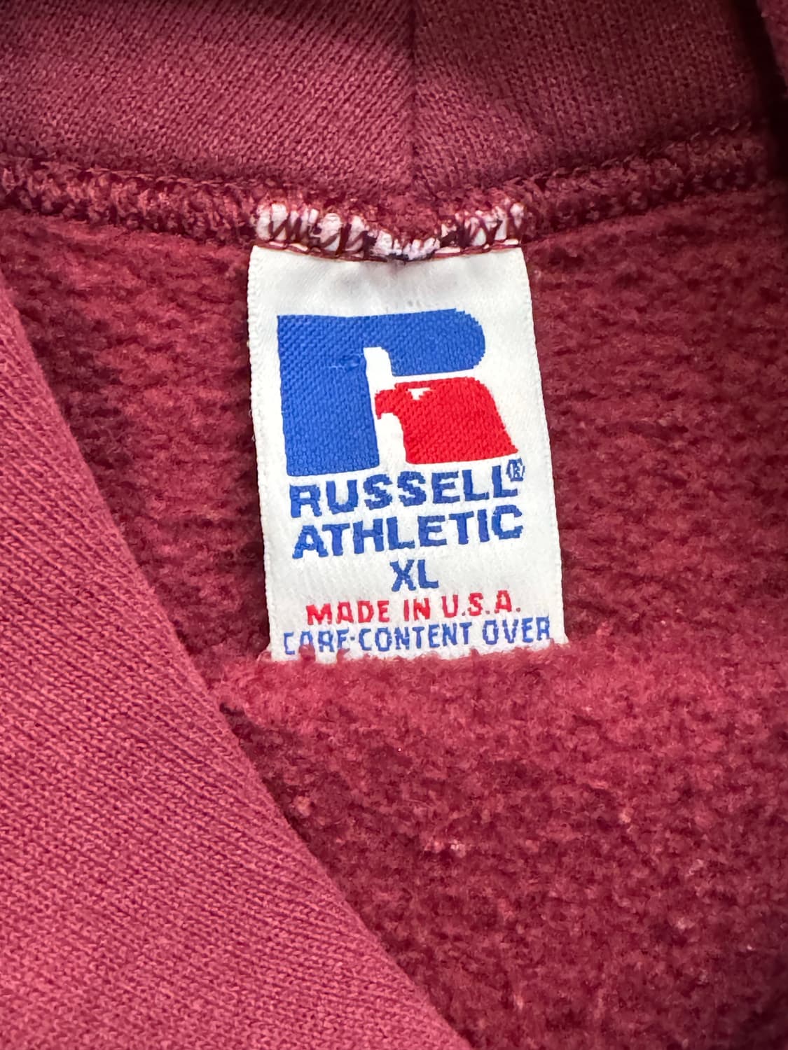 90s 러셀 포켓 후드티 usa 상품이미지5