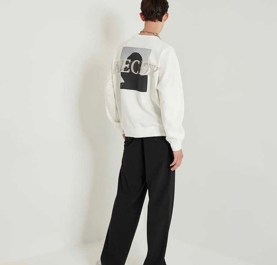 시스템 옴므 20FW 백프린팅 오버 맨투맨 PR2021 상품이미지2