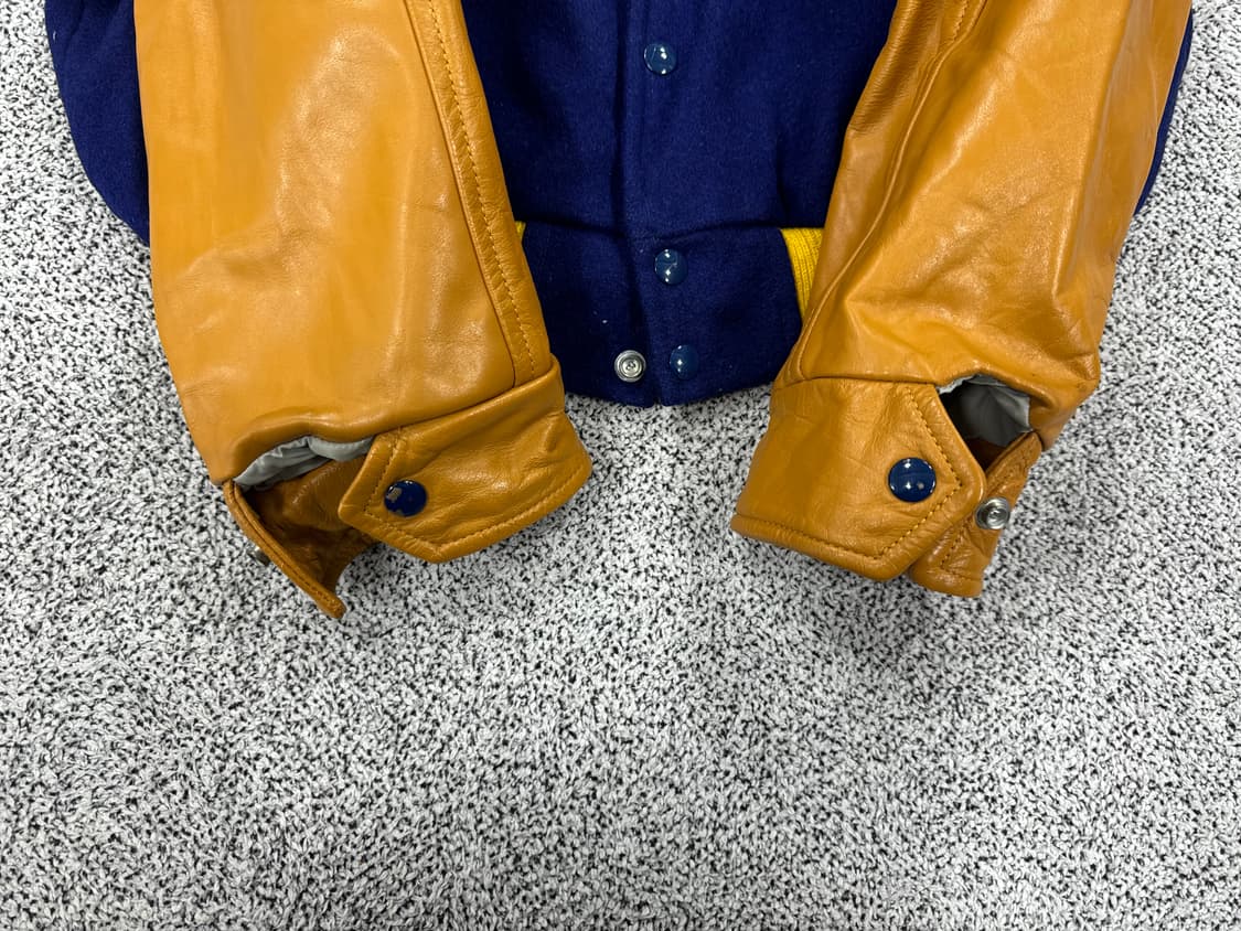 80-90s 빈티지 인디언 레더 바시티 상품이미지4