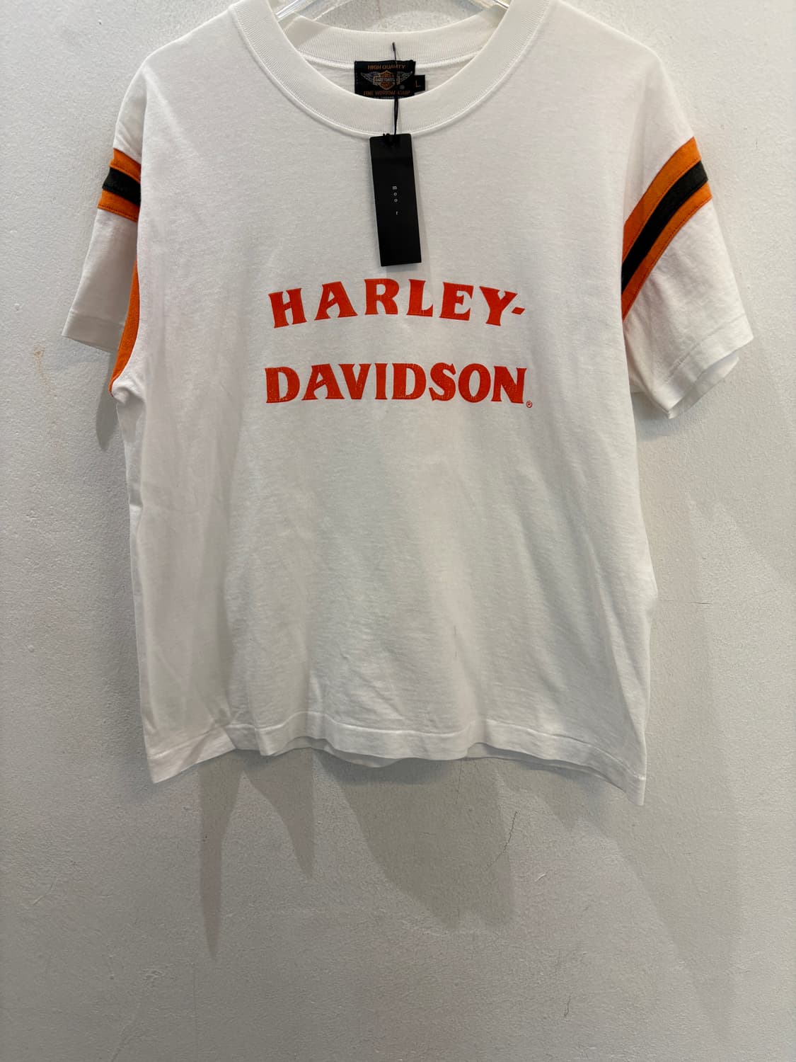 HARLEY-DAVIDSON Stripe Logo T-shirt 상품이미지3