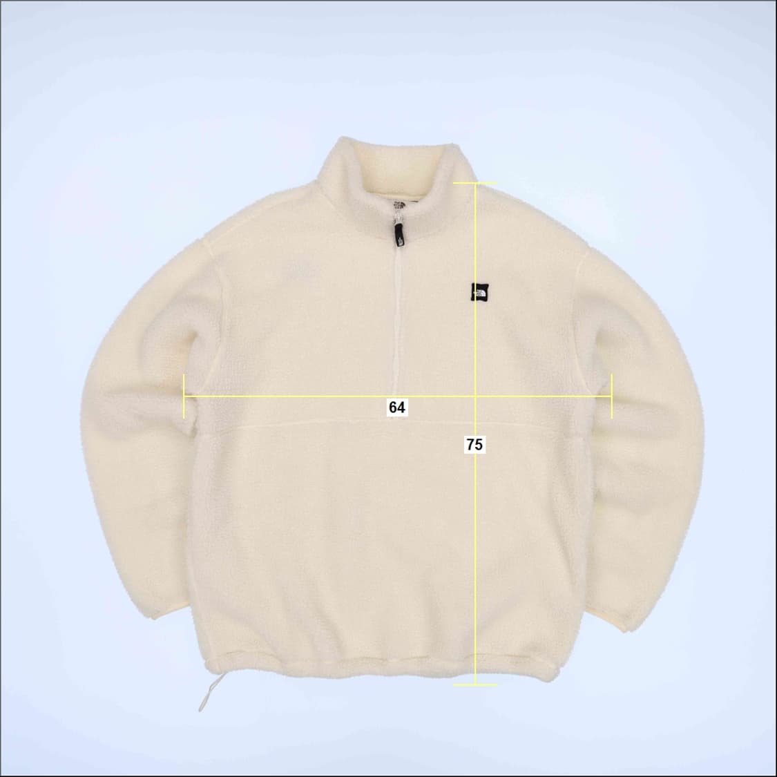 [2XL] 노스페이스 화이트라벨 컴피 플리스 아노락 자켓 N7100 상품이미지8