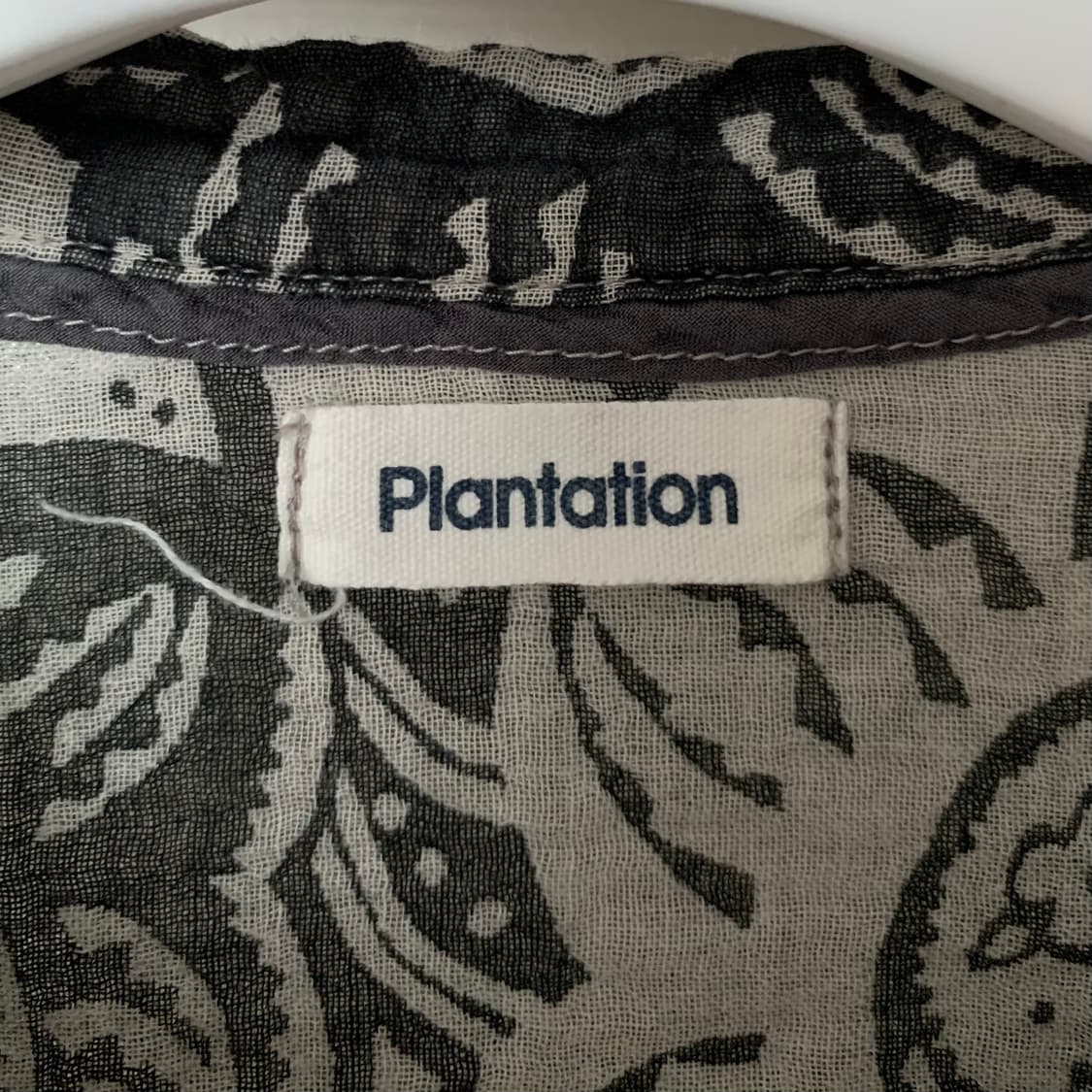 Plantation by issey miyake 보태니컬 코튼 롱 셔츠 상품이미지5