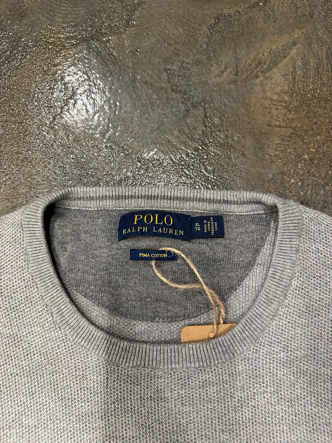 폴로 랄프로렌  니트 스웨터 그레이 XL 상품이미지4