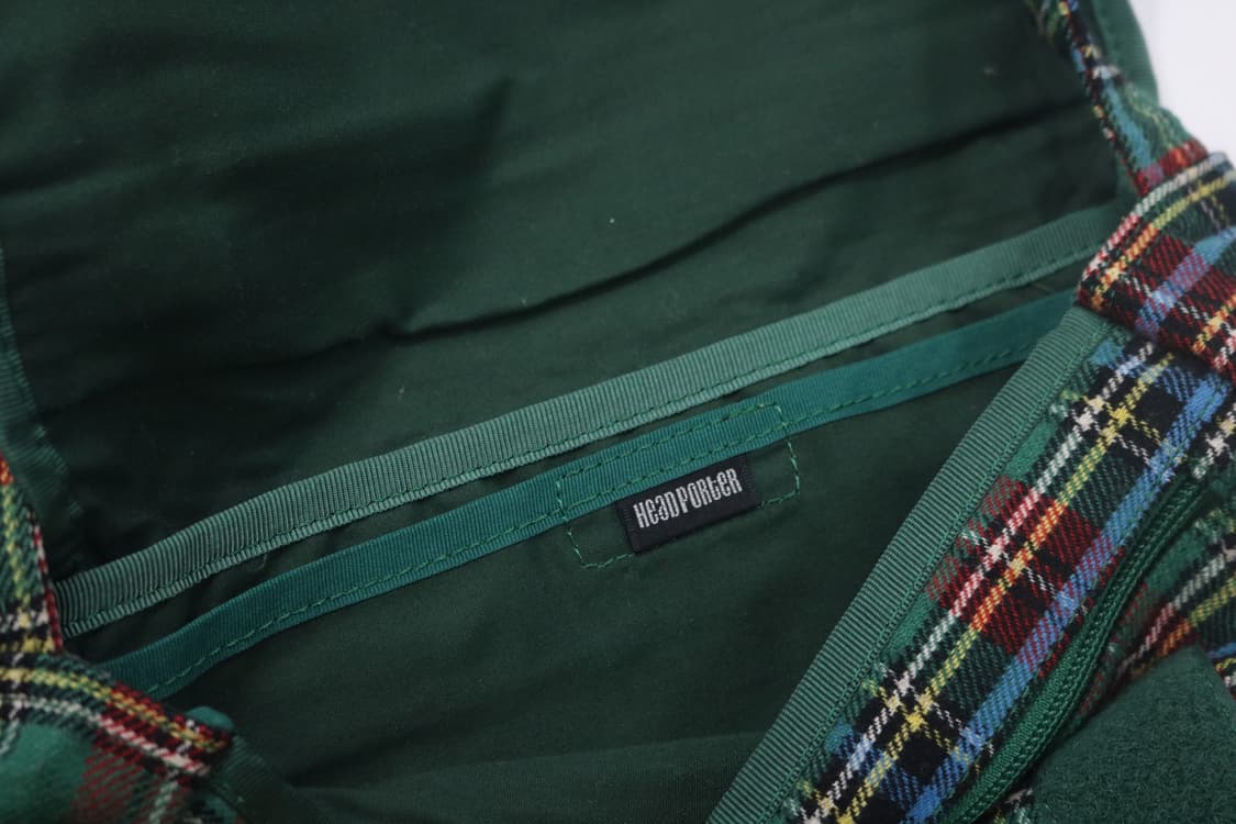 PORTER 레드 체크 울 타탄 크로스백 상품이미지7