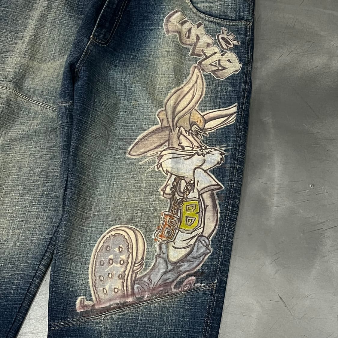  Lot29 올드스쿨 루니툰즈 카펜터 데님 팬츠 y16375 상품이미지4