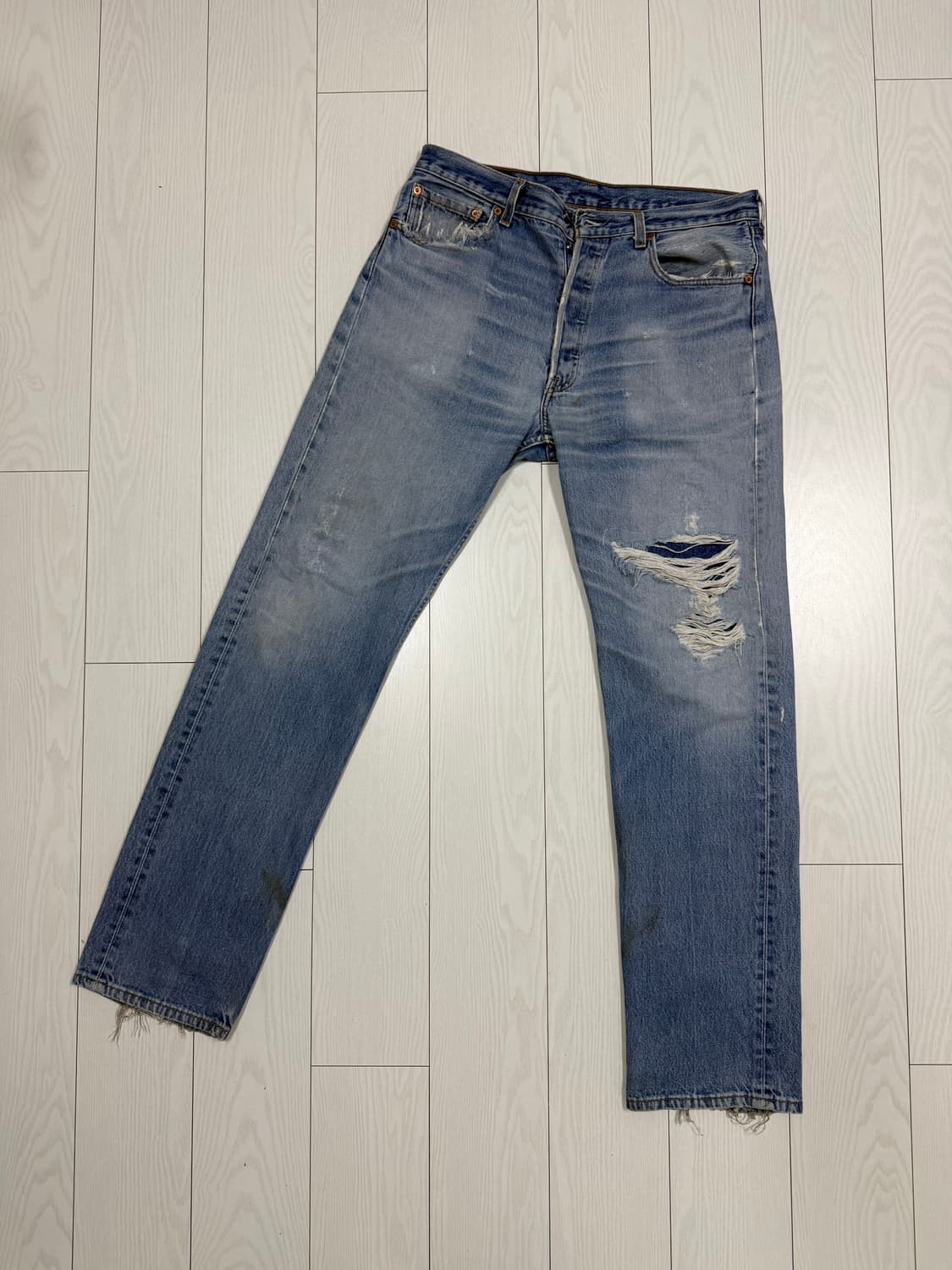 00s USA 빈티지 리바이스 501 데님팬츠 상품이미지1