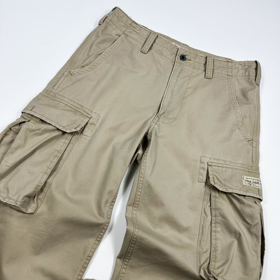 폴로진스 컴퍼니 베이지 스트레이트 카고팬츠 (32인치) 상품이미지4