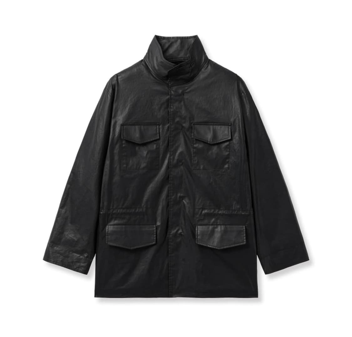 Aieul Field Jacket_Coated Black  상품이미지1