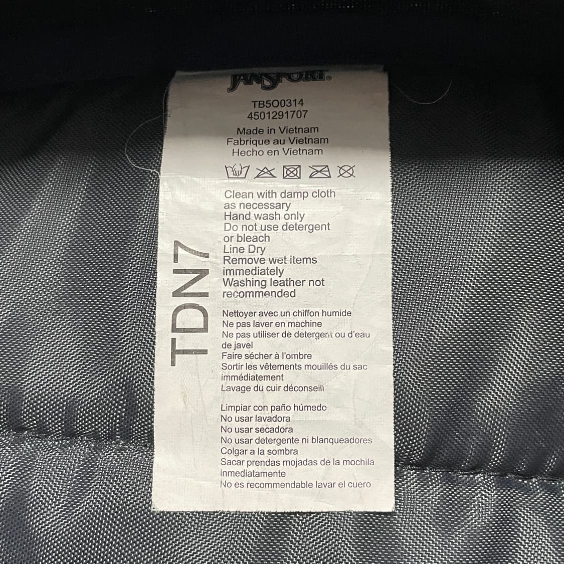 팔로워 특가 잔스포츠 빅스튜던트 네이비 백팩 가방 상품이미지4