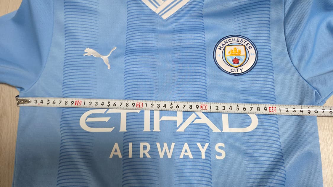 (착샷) 맨시티 유니폼 져지 23-24 시즌 홈 데브라이너  상품이미지5
