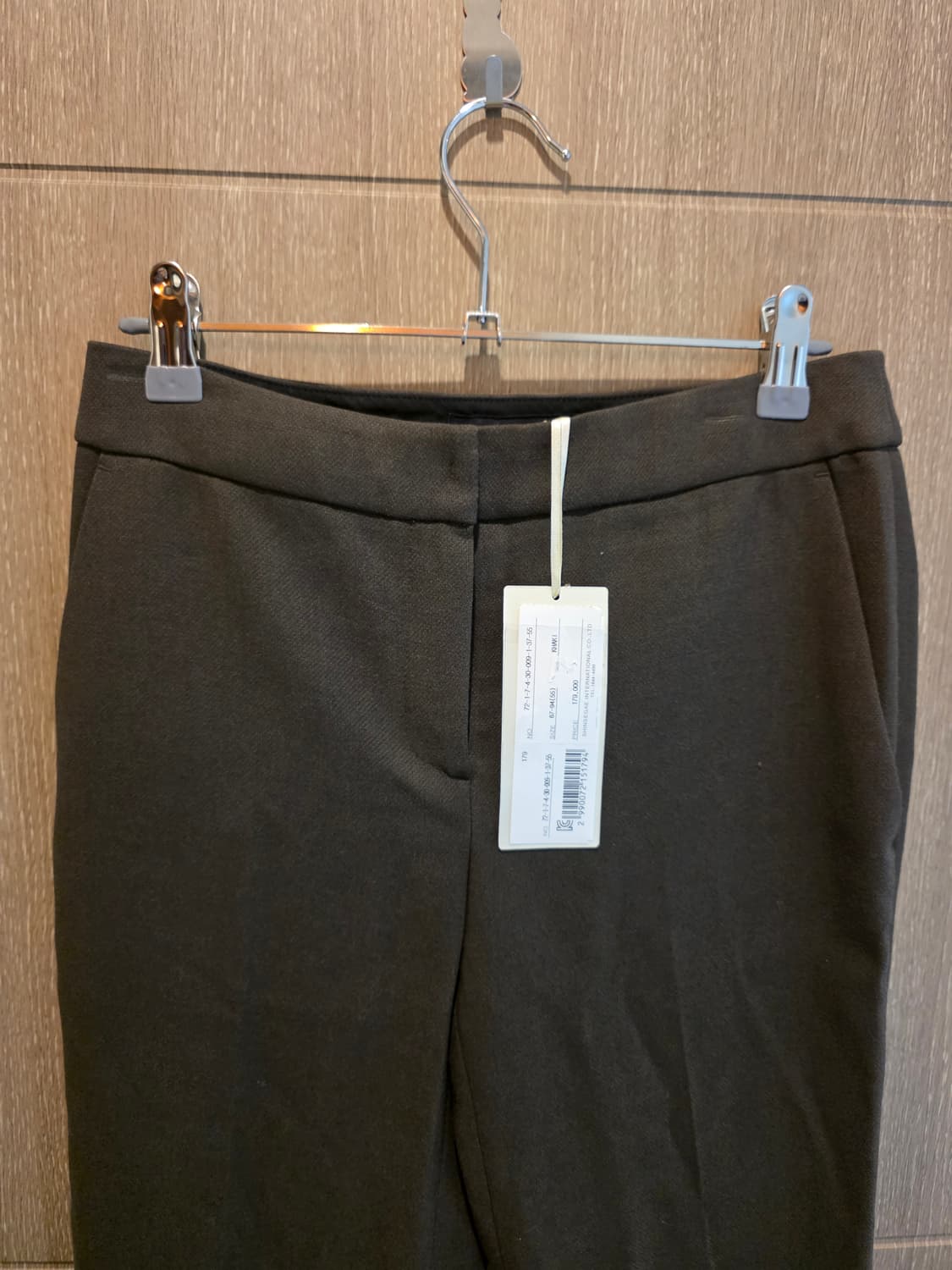 (179,000원 택 있음) g_cut 지컷 간절기 슬랙스 카키(55) 상품이미지2