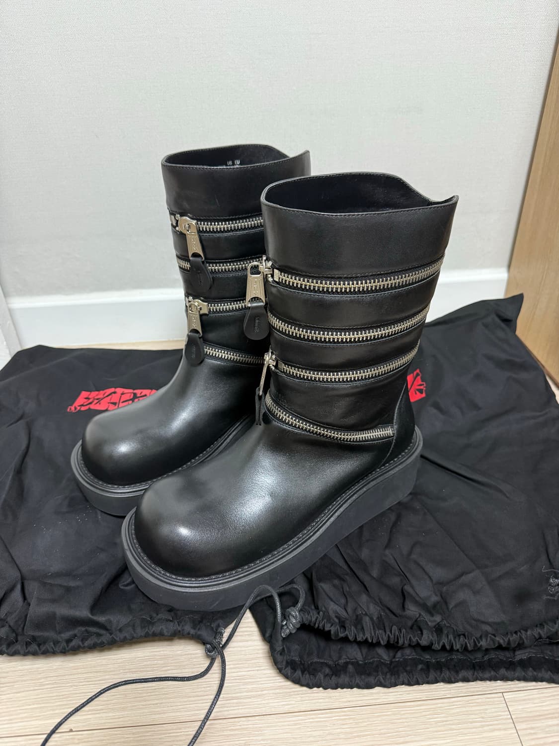 Rough simmons 맛좋은 멀티지퍼 부츠 상품이미지2