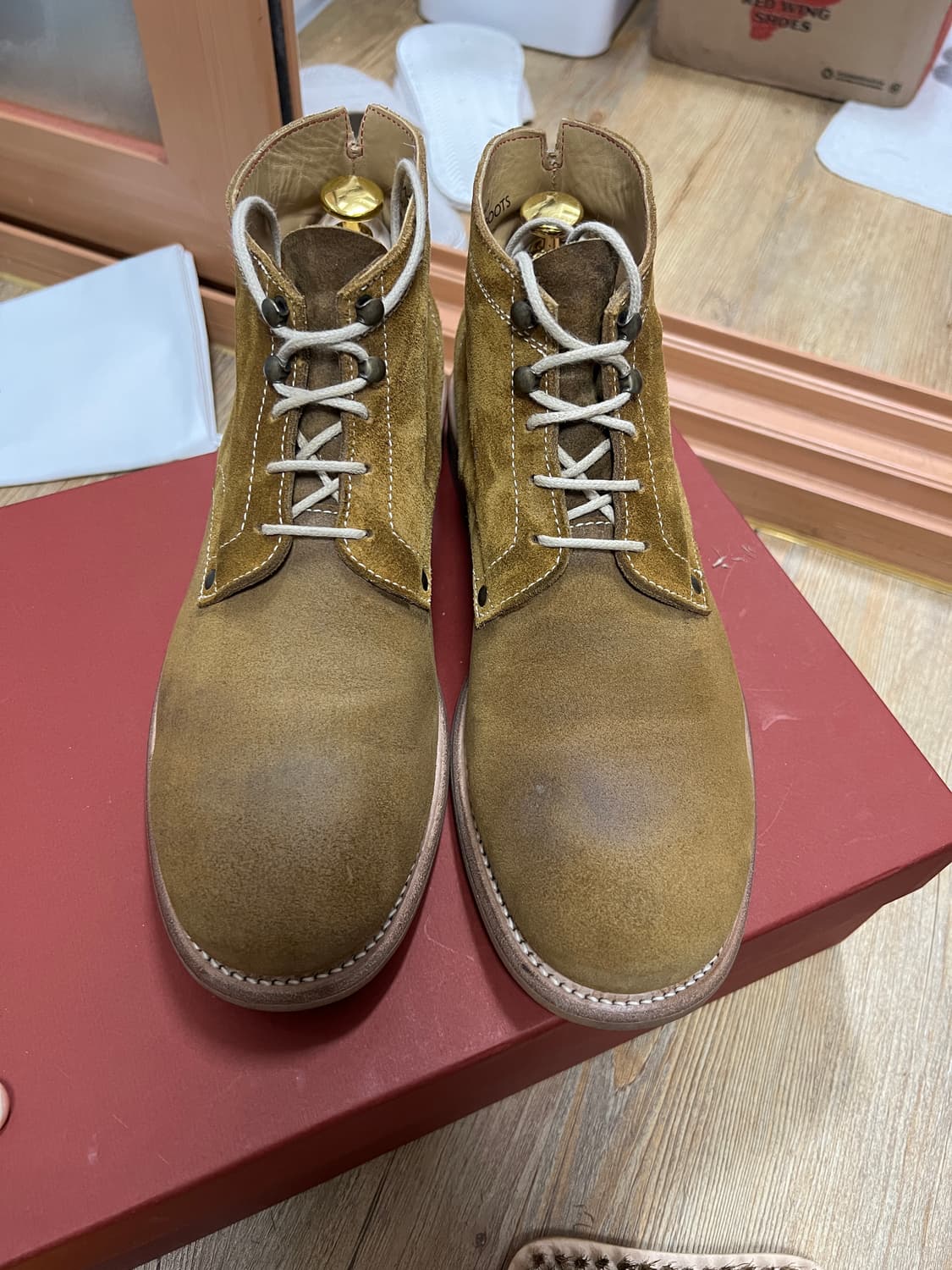 택포26) 그라더스 grds 부츠02 스웨이드 올리브드랩 EU40 상품이미지2