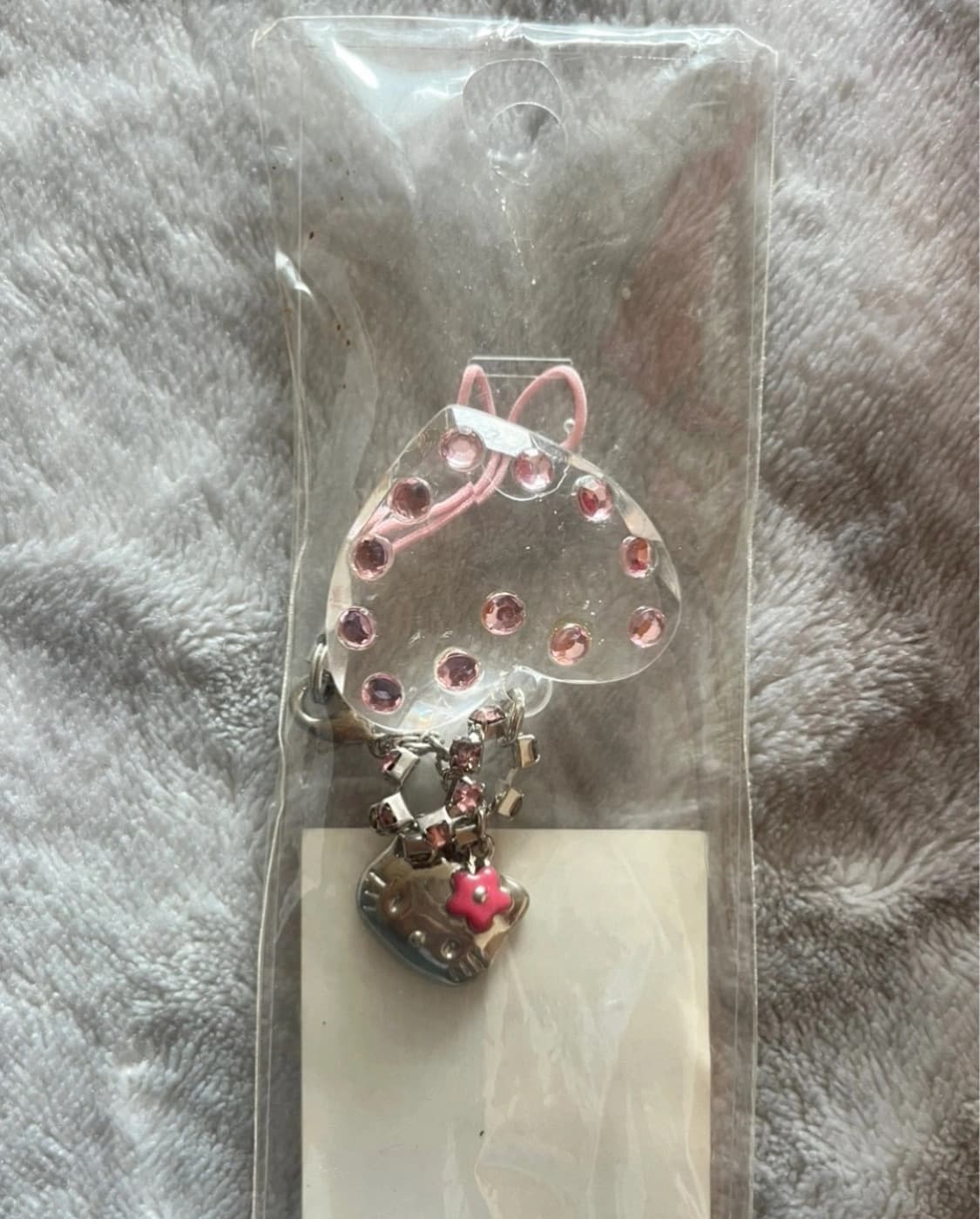 핑크 헬로키티 핸드폰 키링 스트랩  상품이미지1