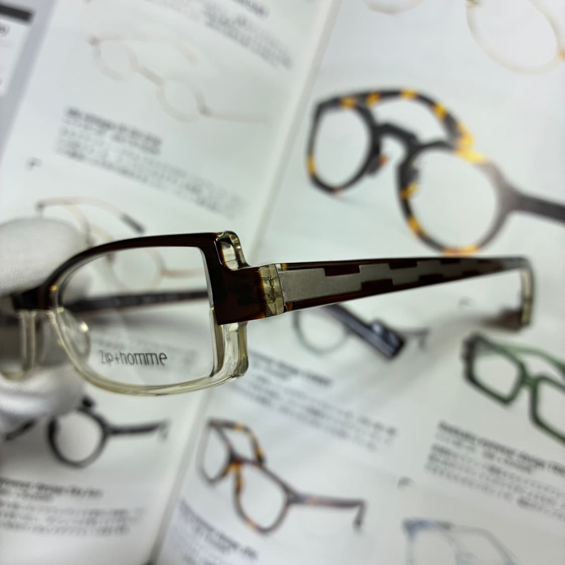 ZIP+HOMME 아세테이트 뿔테 안경 상품이미지3