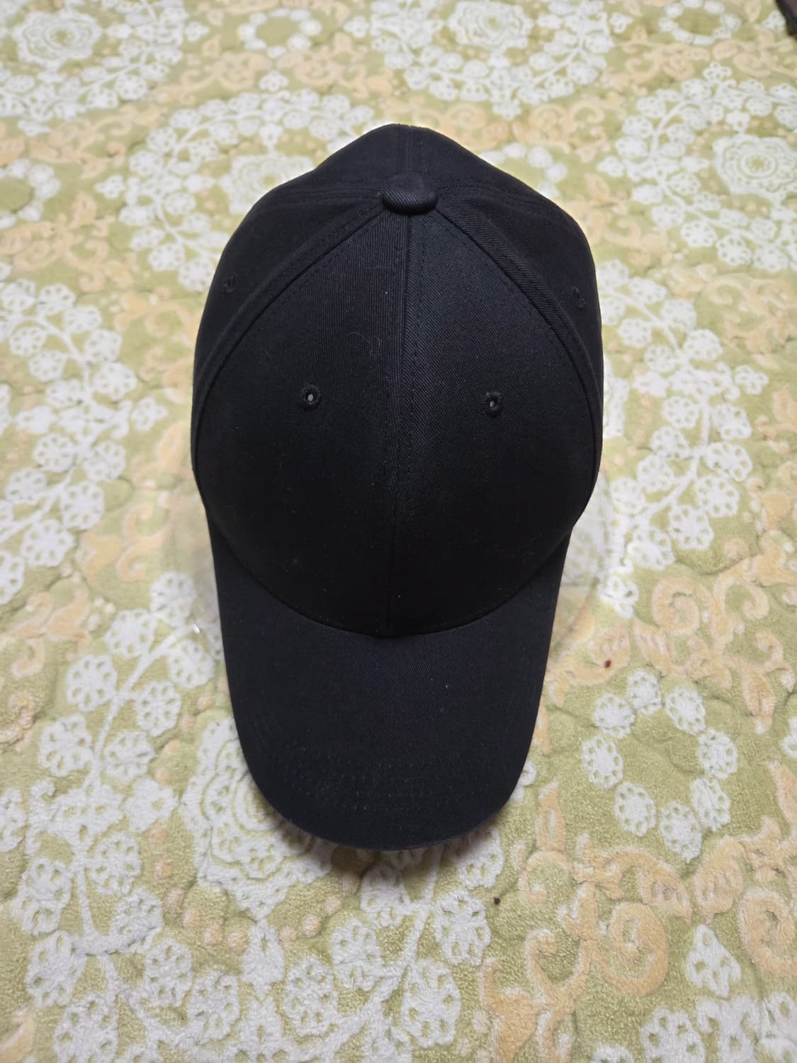 블랙 무지 볼캡 빅사이즈 상품이미지1