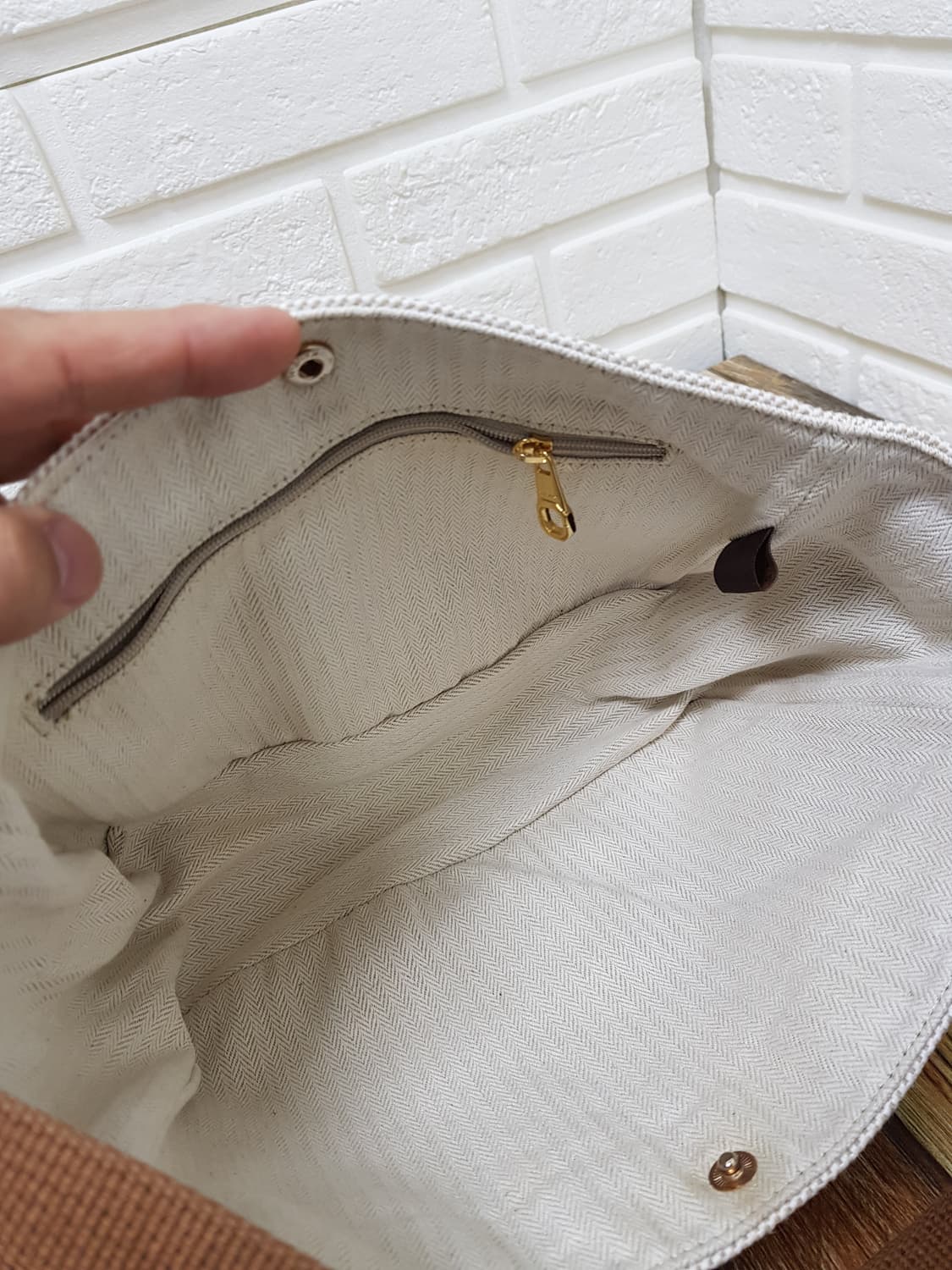 [정품] 콜롬보 비아델라스피가 캔버스 토트백 상품이미지6