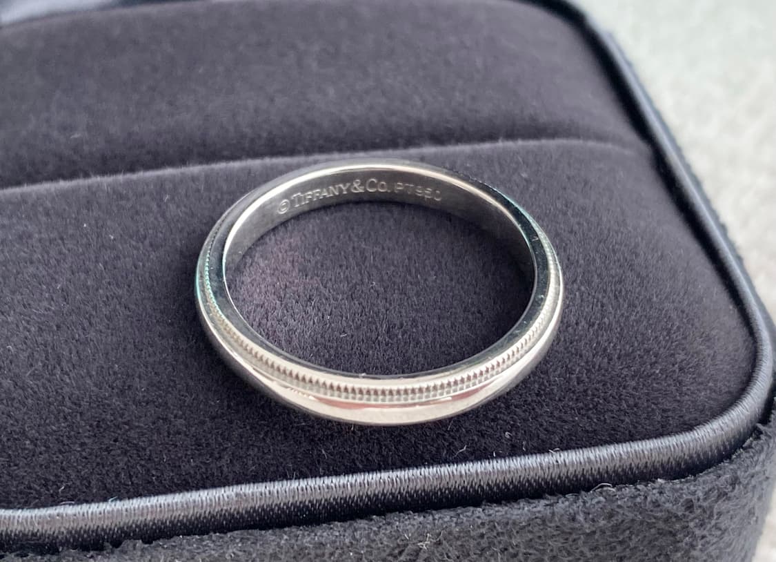 티파니 밀그레인 PT950 백금 57호 3mm 링(국내17호) 상품이미지5