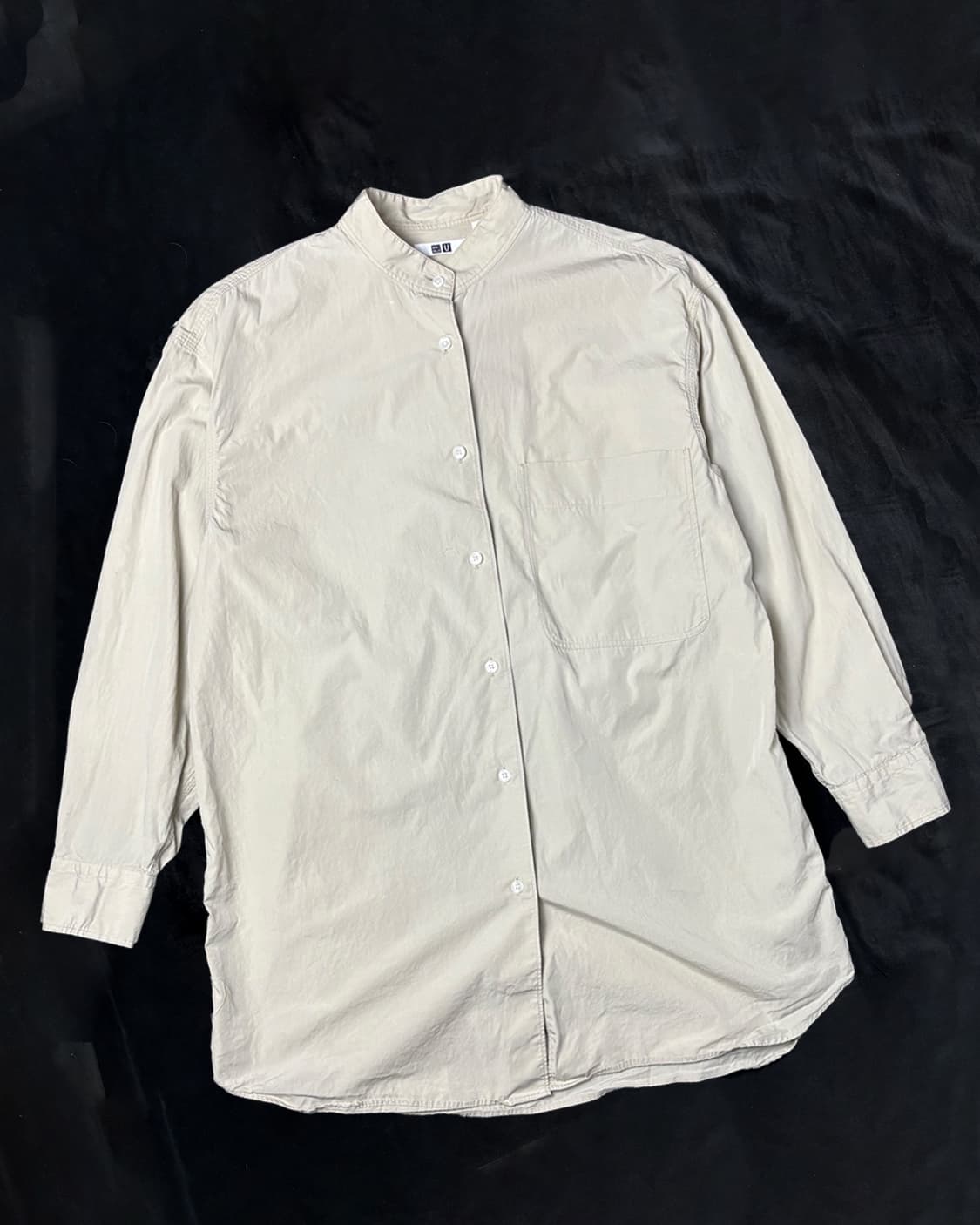 일본빈티지 유니클로 노카라 셔츠 상품이미지1