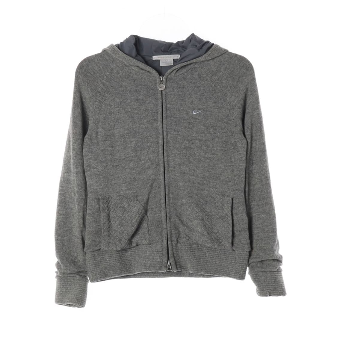 나이키골프 그레이 니트 후드 집업 M 상품이미지1