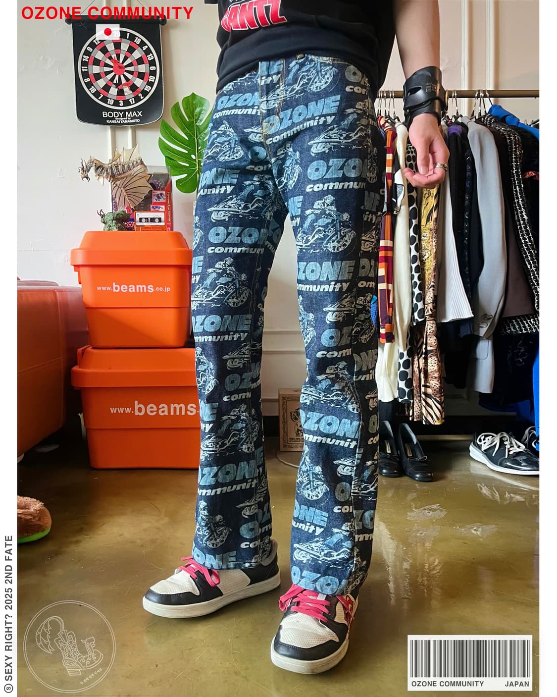 1990s OZONE COMMUNITY Full Print Denim  상품이미지1