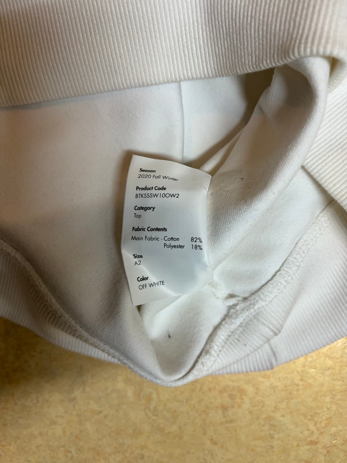 아더에러 메종키츠네 콜라보 맨투맨 A2 상품이미지3