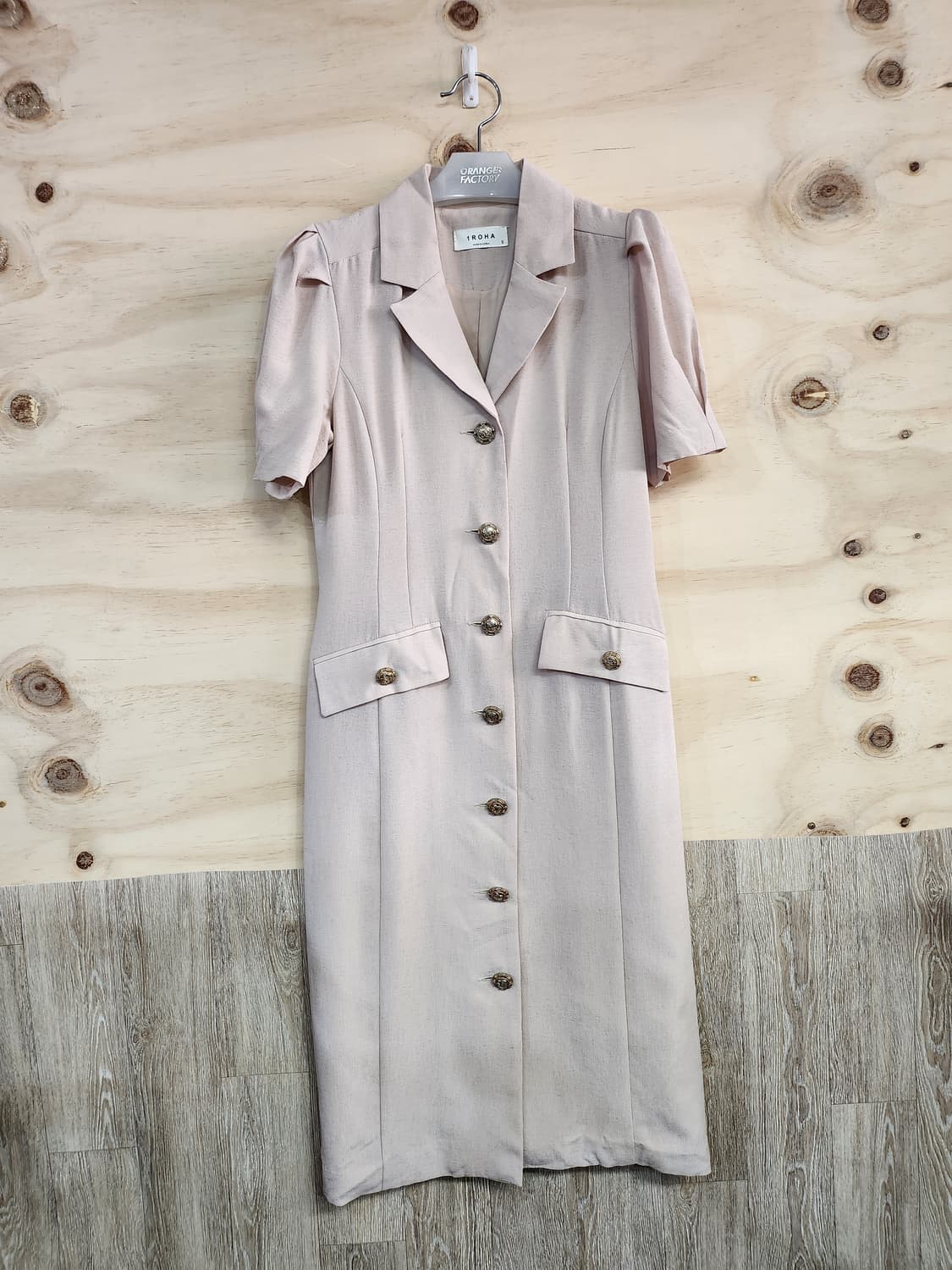 1207) 반팔 롱 원피스 상품이미지1