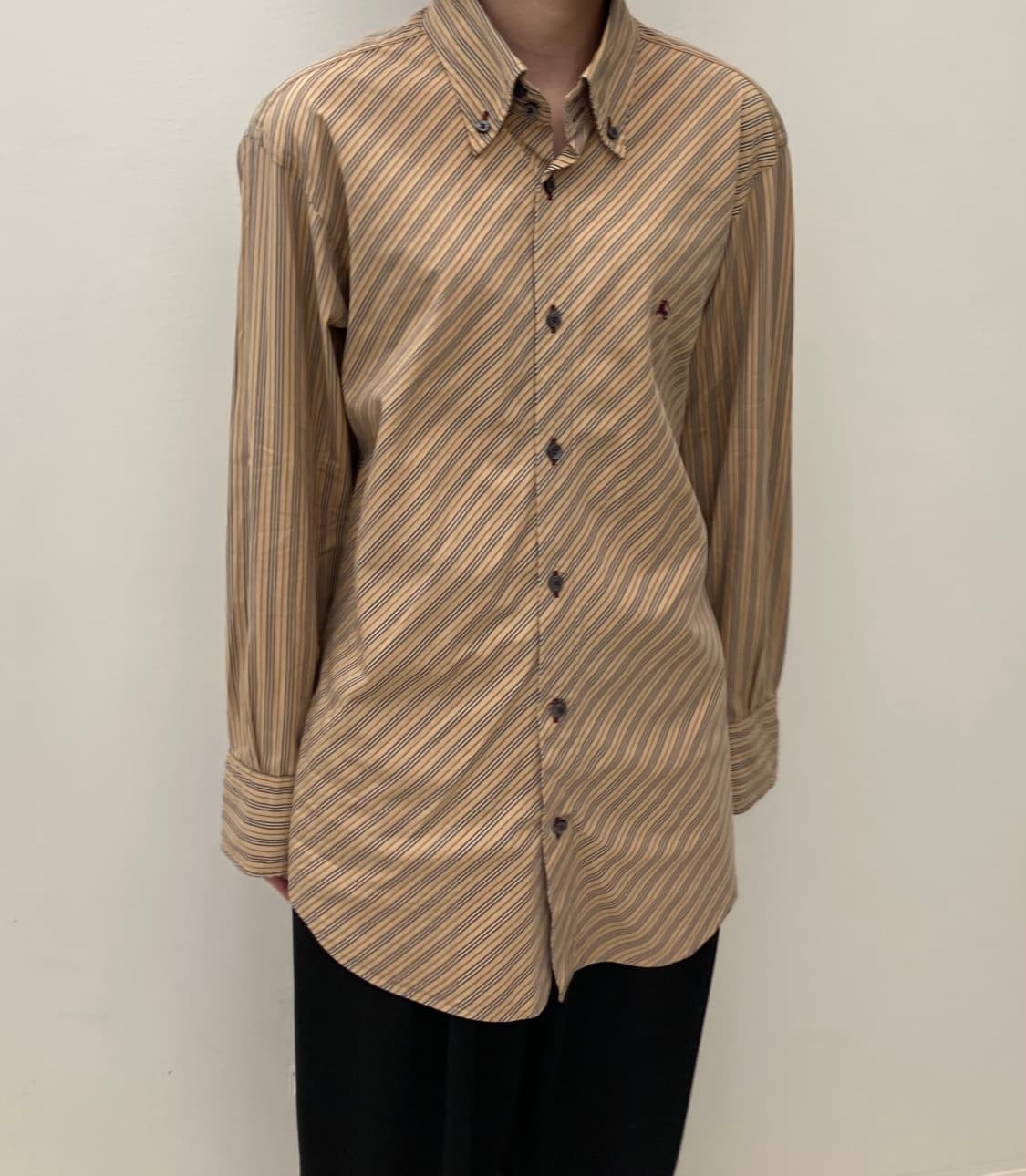 버버리 블랙라벨 스트라이프 셔츠 상품이미지9