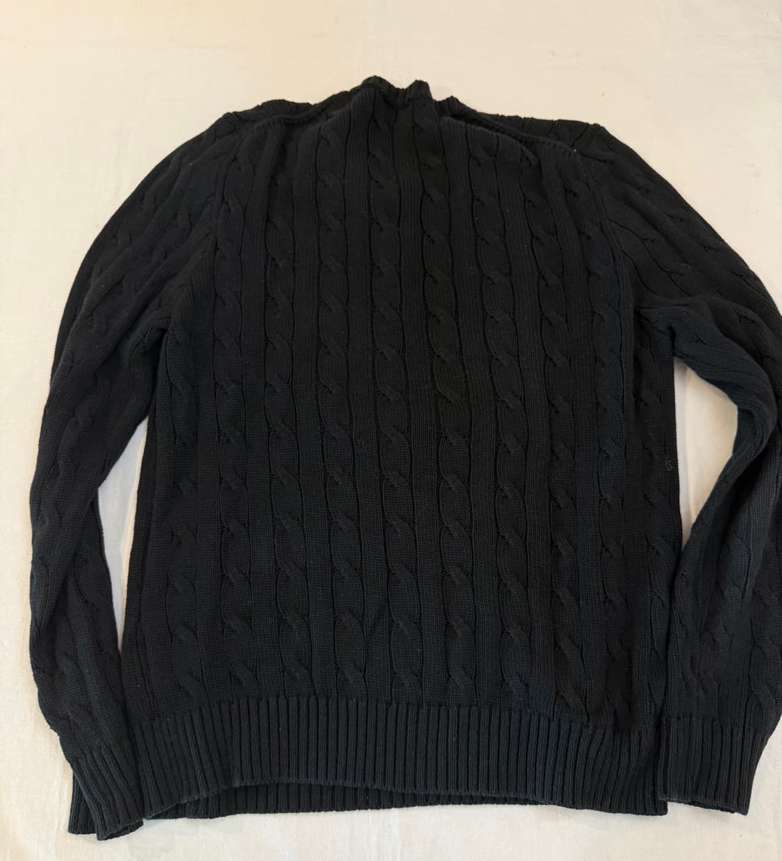 폴로 랄프로렌 꽈배기 케이블 니트 블랙 상품이미지3