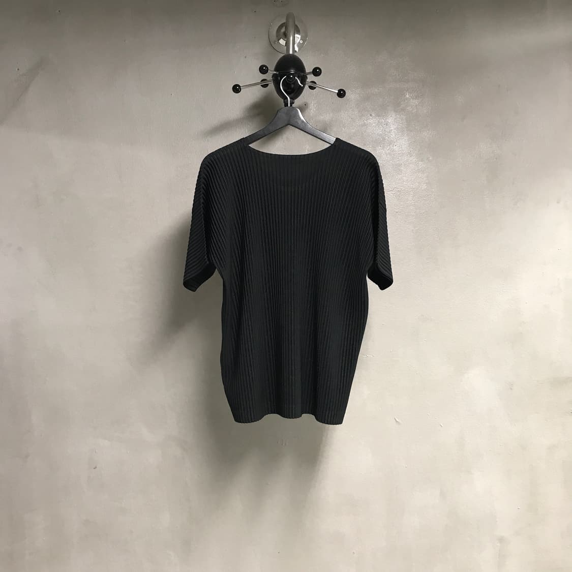 옴므 플리세 플리츠 티셔츠 블랙 3 상품이미지6