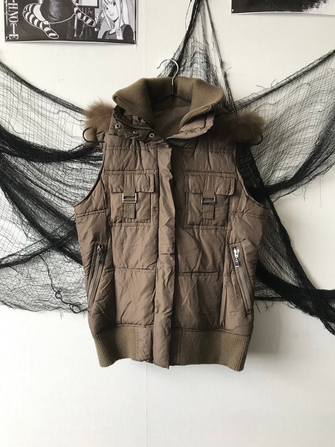 00s gal mood hoodie vest padding   상품이미지2