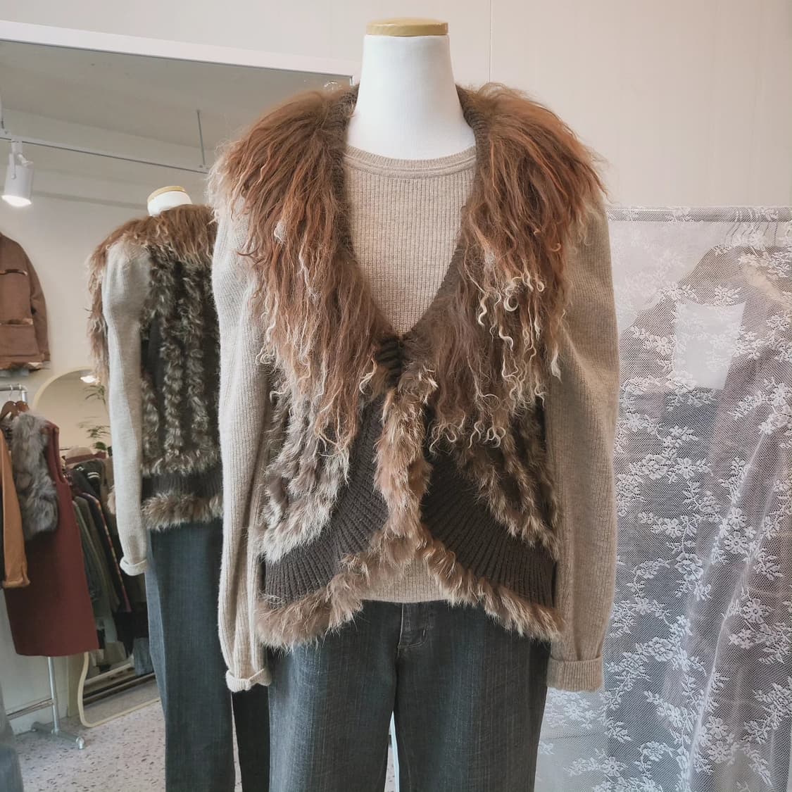 Prime time 래빗퍼 니트베스트 상품이미지8