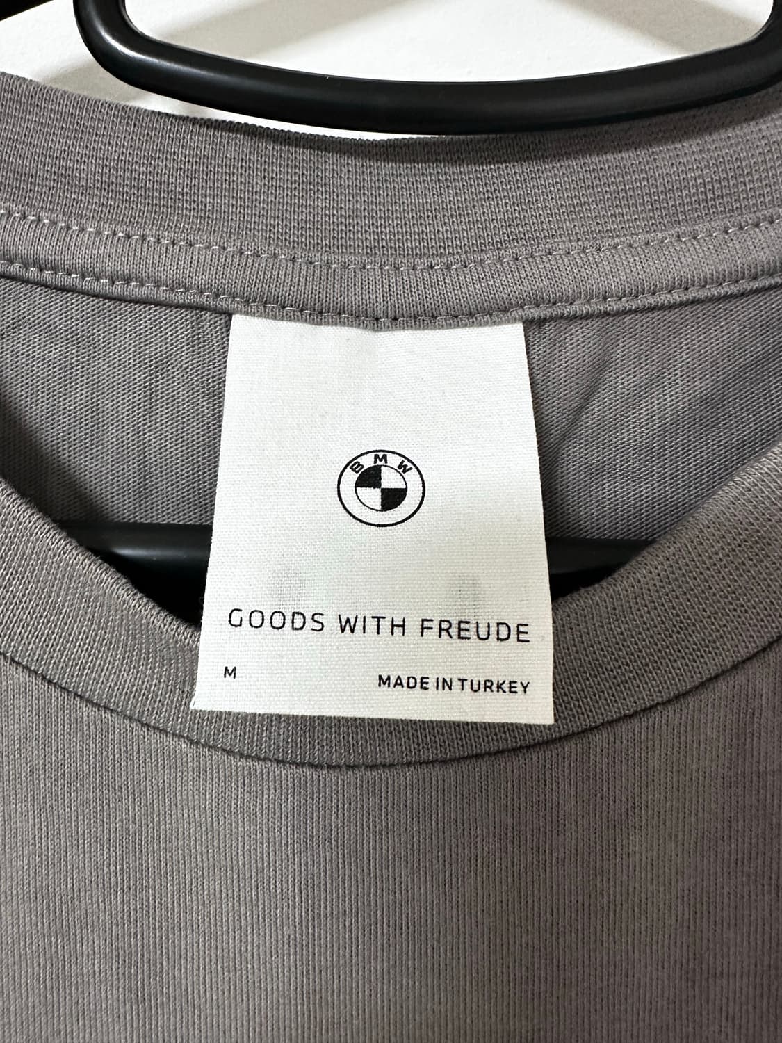 BMW 로고 반팔티 남성 그레이 반팔 상품이미지3