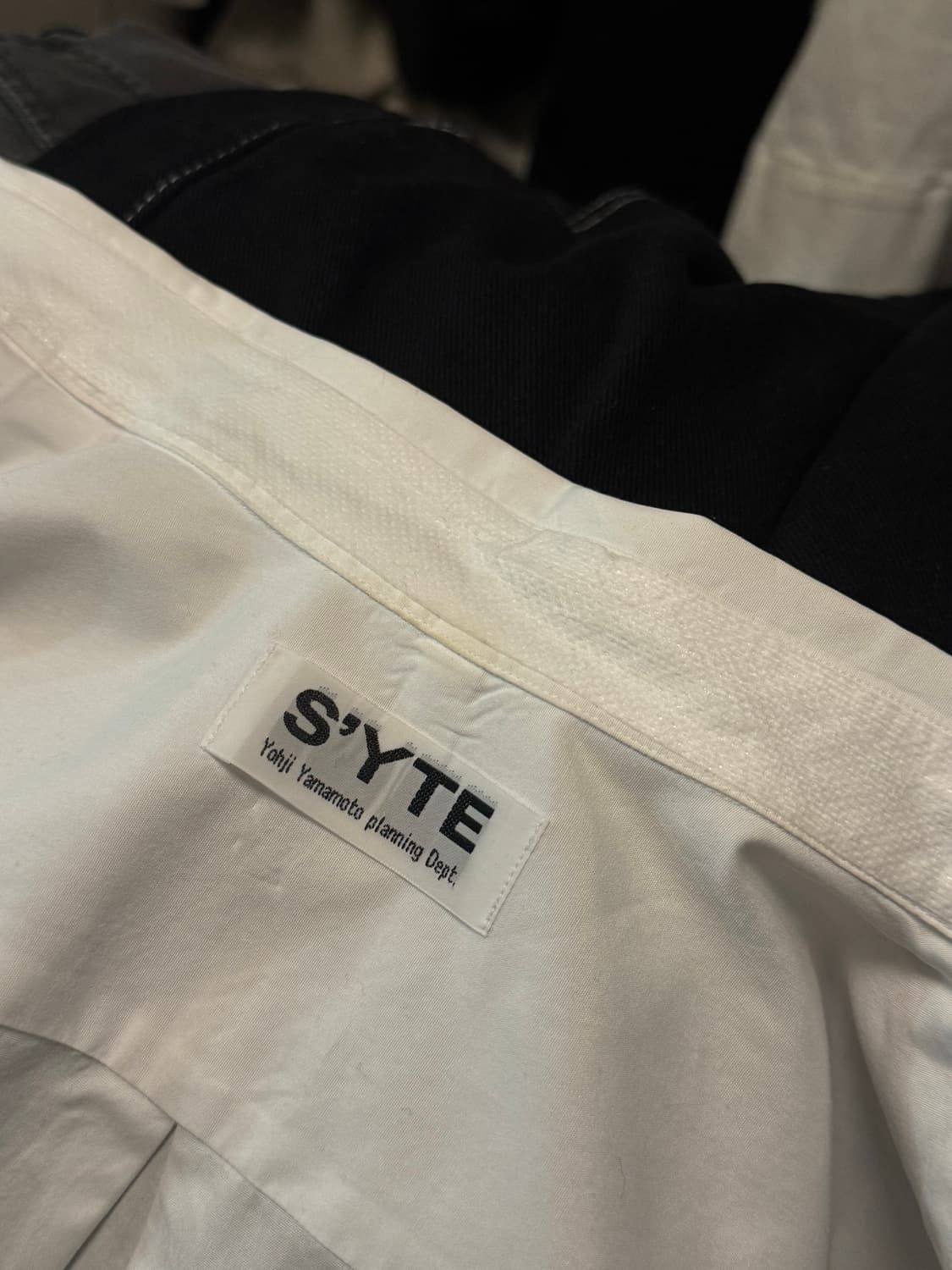 요지야마모토 S'YTE 셔츠 (화이트/3사이즈) 상품이미지4